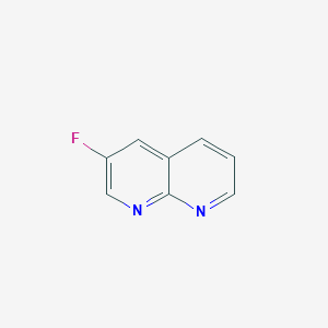 molecular formula C8H5FN2 B8496756 6-Fluoronaphthyridine 