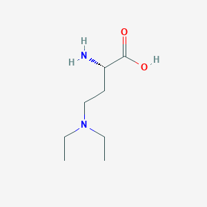 molecular formula C8H18N2O2 B8496779 (2S)-2-AMINO-4-(DIETHYLAMINO)BUTANOIC ACID 