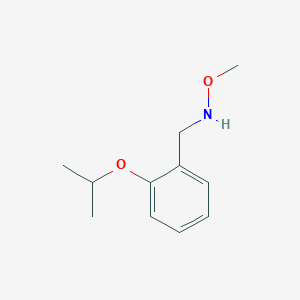 molecular formula C11H17NO2 B8496816 n-(2-Isopropoxy-benzyl)-o-methyl-hydroxylamine 