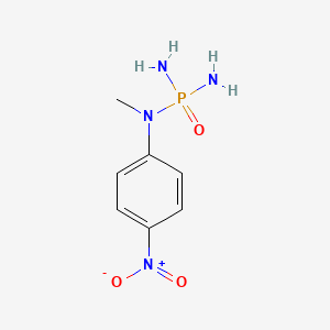 molecular formula C7H11N4O3P B8496983 N-Methyl-N-(4-nitrophenyl)phosphoric triamide CAS No. 94511-45-2