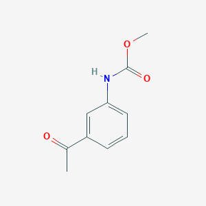 molecular formula C10H11NO3 B8497130 Methyl N-(3-acetylphenyl)carbamate CAS No. 87743-55-3