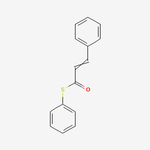 molecular formula C15H12OS B8497146 S-phenyl thiocinnamate 