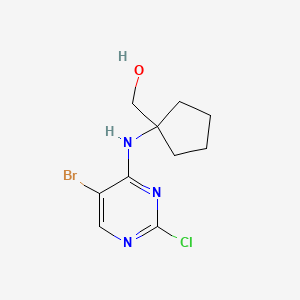 [1-(5-Bromo-2-chloro-pyrimidin-4-ylamino)-cyclopentyl]-methanol