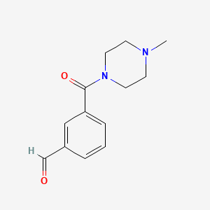 3-(4-Methylpiperazine-1-carbonyl)benzaldehyde