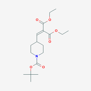 2-(1-Boc-Piperidin-4-ylmethylene)malonic acid diethyl ester