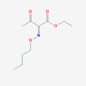 molecular formula C10H17NO4 B8497220 Ethyl 2-(butoxyimino)-3-oxobutanoate CAS No. 68401-32-1
