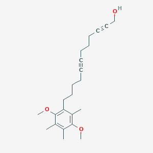 12-(2,5-Dimethoxy-3,4,6-trimethylphenyl)dodeca-2,7-diyn-1-OL