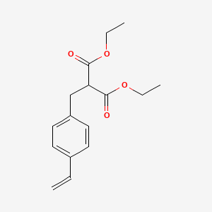 Diethyl [(4-ethenylphenyl)methyl]propanedioate