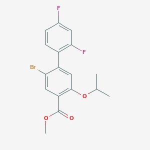 Methyl 2-bromo-2',4'-difluoro-5-isopropoxybiphenyl-4-carboxylate