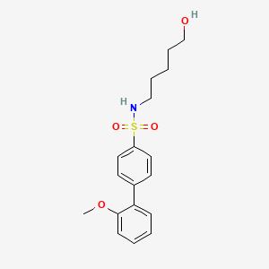[1,1'-Biphenyl]-4-sulfonamide, N-(5-hydroxypentyl)-2'-methoxy-