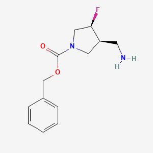 (3S,4S)-3-aminomethyl-1-benzyloxycarbonyl-4-fluoropyrrolidine