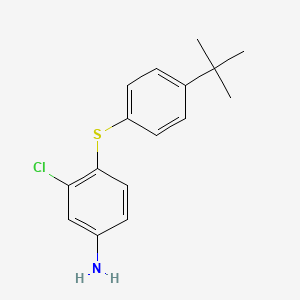 4-[(4-tert-Butylphenyl)sulfanyl]-3-chloroaniline
