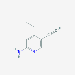 4-Ethyl-5-ethynylpyridin-2-amine