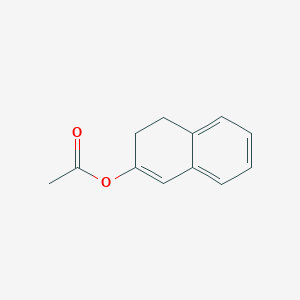 molecular formula C12H12O2 B8497323 2-Acetoxy-3,4-dihydronaphthalene 