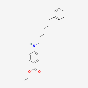 Ethyl 4-[(6-phenylhexyl)amino]benzoate