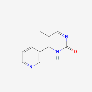 molecular formula C10H9N3O B8497341 5-Methyl-4-pyridin-3-yl-1H-pyrimidin-2-one 