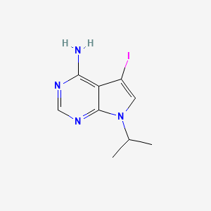 5-iodo-7-isopropyl-7H-pyrrolo[2,3-d]pyrimidin-4-amine