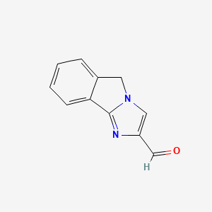 molecular formula C11H8N2O B8497358 5H-Imidazo[2,1-a]isoindole-2-carbaldehyde 