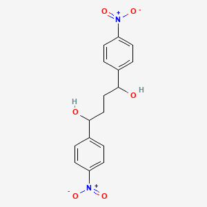 molecular formula C16H16N2O6 B8497467 (1R,4R)-1,4-bis(4-nitrophenyl)butane-1,4-diol 