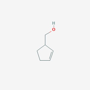 molecular formula C6H10O B084976 Cyclopent-2-enyl-methanol CAS No. 13668-59-2