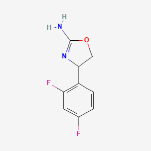 (RS)-4-(2,4-Difluoro-phenyl)-4,5-dihydro-oxazol-2-ylamine