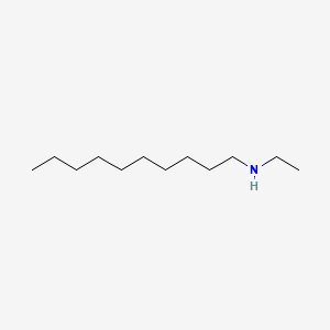molecular formula C12H27N B8497790 1-Decanamine, N-ethyl- CAS No. 66553-52-4