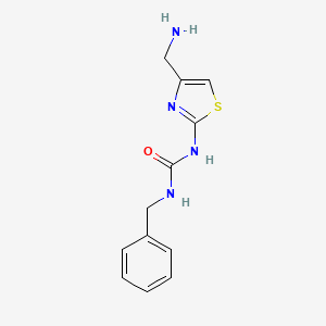 N-[4-(Aminomethyl)-1,3-thiazol-2-yl]-N'-benzylurea