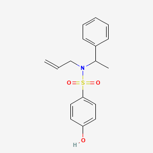 N-allyl-N-alpha-methylbenzyl-4-hydroxybenzenesulfonamide