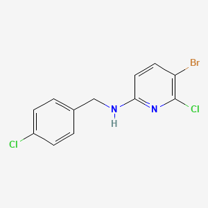 (5-Bromo-6-chloro-pyridin-2-yl)-(4-chloro-benzyl)-amine