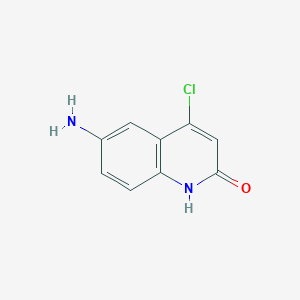 6-amino-4-chloroquinolin-2(1H)-one