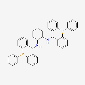 molecular formula C44H44N2P2 B8497888 N,N'-Bis[2-(diphenylphosphino)benzyl]cyclohexane-1,2-diamine CAS No. 1086138-41-1