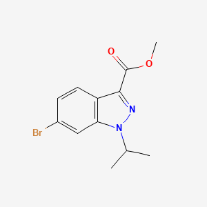 1h-Indazole-3-carboxylic acid,6-bromo-1-(1-methylethyl)-,methyl ester