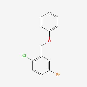 4-Bromo-1-chloro-2-(phenoxymethyl)benzene