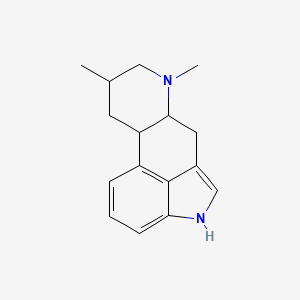 molecular formula C16H20N2 B8497998 Ergoline, 6,8beta-dimethyl- 