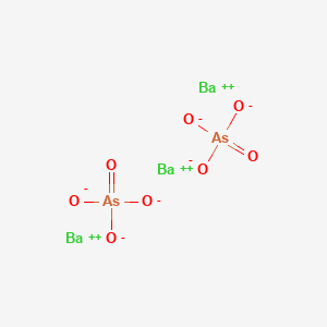 molecular formula Ba(AsO4)2<br>As2Ba3O8 B084981 砷酸钡 CAS No. 13477-04-8