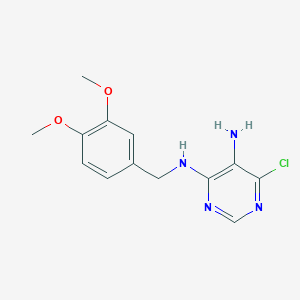 5-Amino-4-chloro-6-(3,4-dimethoxybenzylamino)pyrimidine