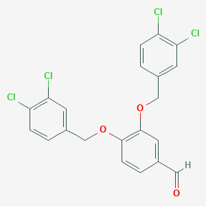 3,4-Bis[(3,4-dichlorophenyl)methoxy]benzaldehyde