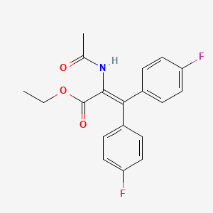 Ethyl 2-acetamido-3,3-bis(4-fluorophenyl)acrylate