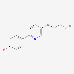 3-(6-(4-Fluorophenyl)pyridin-3-yl)prop-2-en-1-ol
