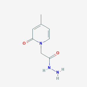 (4-Methyl-2-oxo-2h-pyridin-1-yl)-acetic acid hydrazide