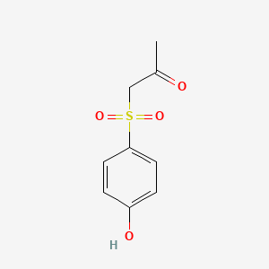 molecular formula C9H10O4S B8498369 4-Hydroxyphenylsulfonylacetone 