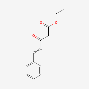 molecular formula C13H14O3 B8498397 Ethyl (4E)-3-oxo-5-phenylpent-4-enoate 