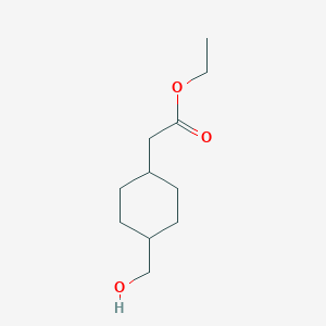 molecular formula C11H20O3 B8498398 Ethyl [trans-4-(hydroxymethyl)cyclohexyl]acetate 