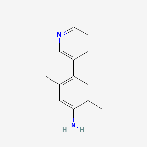 molecular formula C13H14N2 B8498401 2,5-Dimethyl-4-(pyridin-3-yl)aniline 