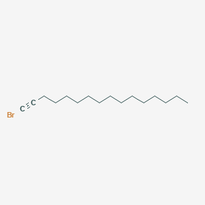 molecular formula C16H29Br B8498409 1-Bromohexadec-1-yne CAS No. 13866-75-6