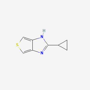 molecular formula C8H8N2S B8498442 2-cyclopropyl-1H-thieno[3,4-d]imidazole 
