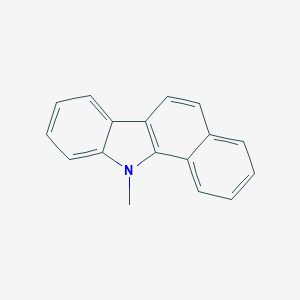 molecular formula C17H13N B084985 11-Methylbenzo[a]carbazole CAS No. 13127-50-9