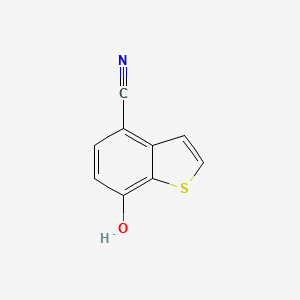 molecular formula C9H5NOS B8498506 4-Cyano-7-hydroxy benzo[b]thiophene 