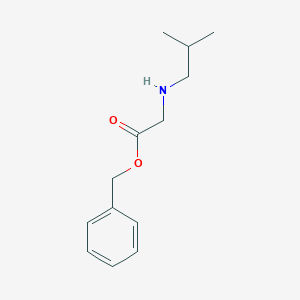 molecular formula C13H19NO2 B8498566 Isobutylamino-acetic acid benzyl ester 