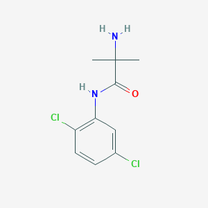 molecular formula C10H12Cl2N2O B8498575 N-(2,5-dichlorophenyl)-2-aminoisobutyramide 